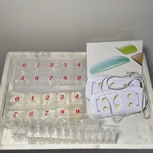 Fake Nails And Nail Cure Lights